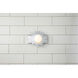 Soleil 1 Light 8 inch PC Bath Light Wall Light in Polished Chrome